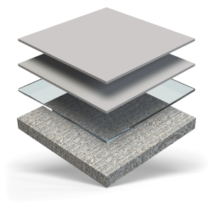 high performance epoxy coating system layers diagram